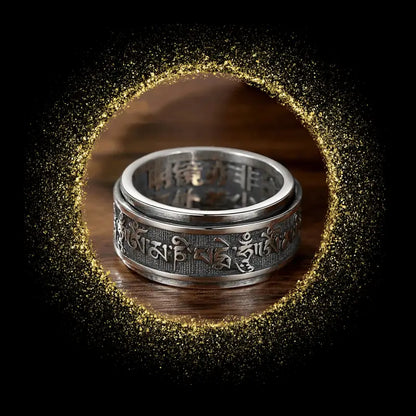 Bague tournante tibetaine mantra "Om Mani Padme Hum" - By Bouddha