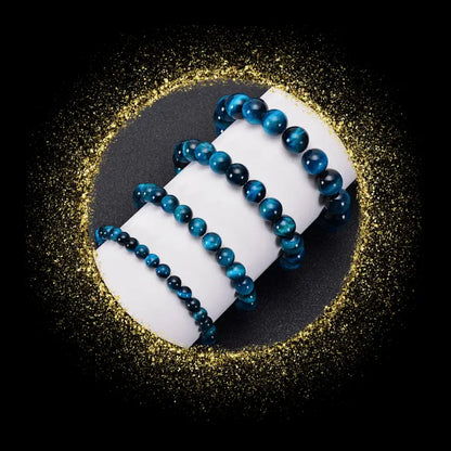 Bracelet " Oeil de Tigre Bleu " - By Bouddha