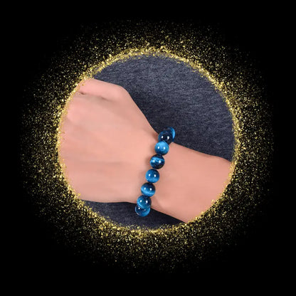 Bracelet " Oeil de Tigre Bleu " - By Bouddha