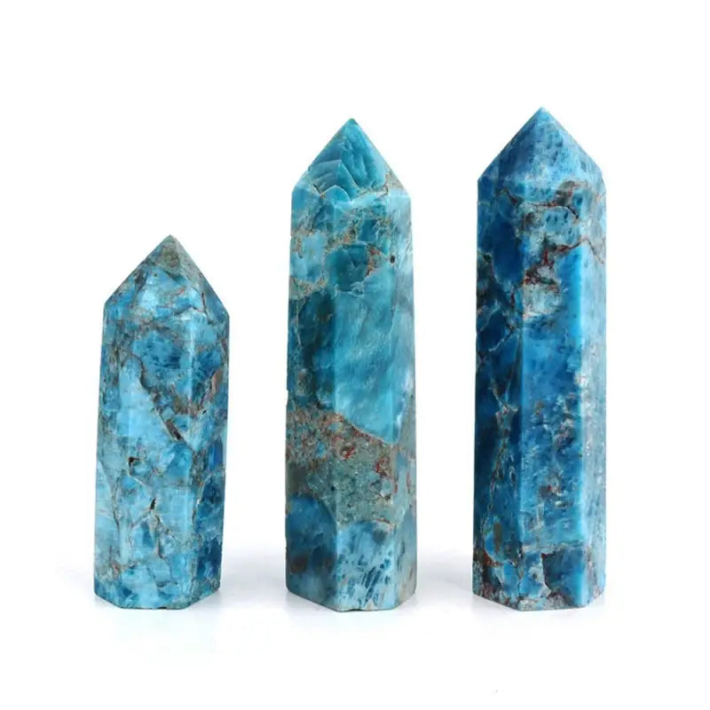 Pointe pierre naturelle - Apatite / 1pc /7-8 Cm - Pointe pierre naturelle