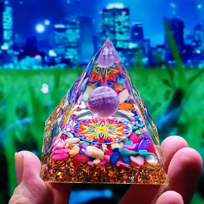 Pyramide Orgonite - By Bouddha