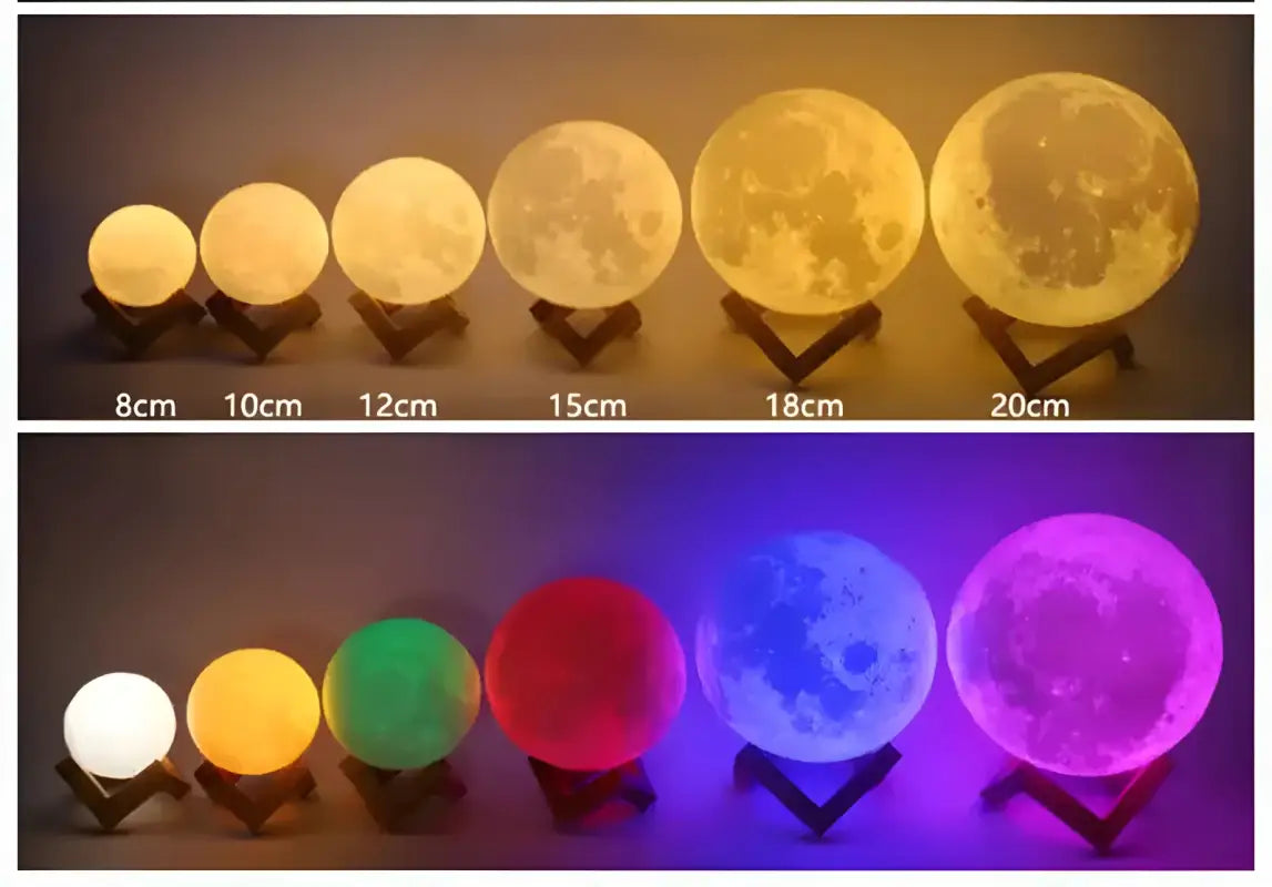 Lampe Lune 3D led à 16 Couleurs